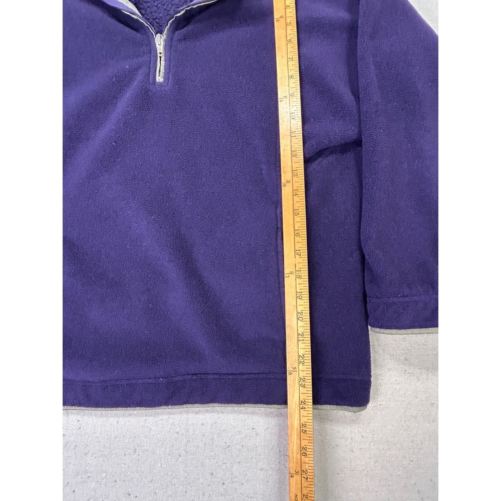VINTAGE Patagonia Synchilla Heavy Fleece 1/4 Zip Pullover Purple USA - Picture 4 of 10